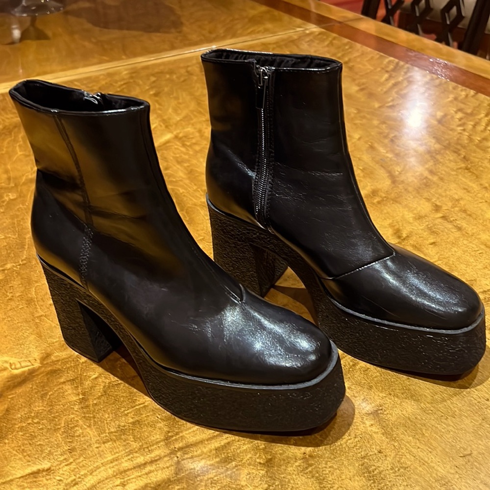 Platform booties